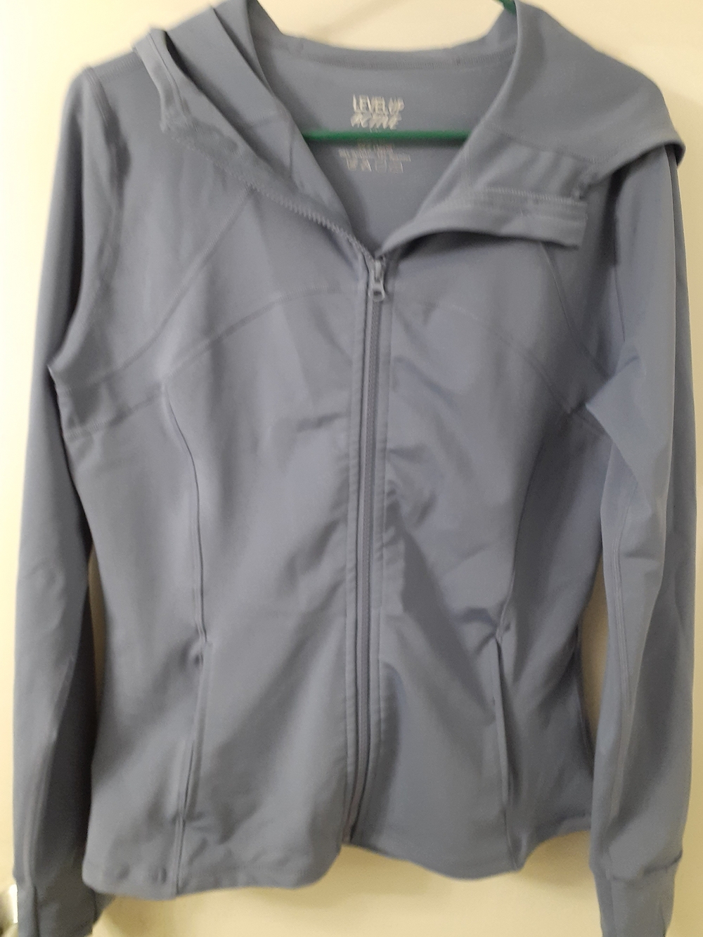 Women’s Light Blue Zip-Up Jacket